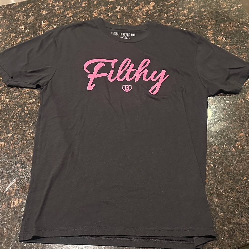 Baseball Lifestyle - Filthy Black/Pink T-Shirt